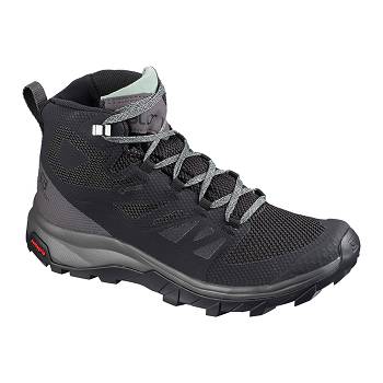 Salomon Női OUTline Mid Cut GTX W Túracipő Fekete